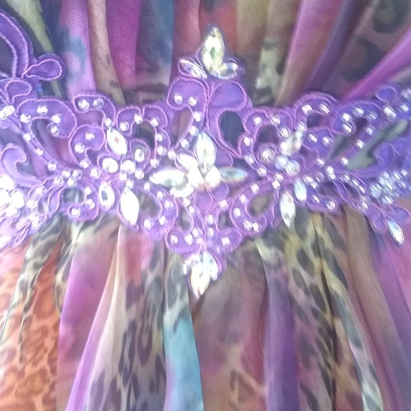 Size 2 Blush Prom Cocktail/Evening Dress - Picture 3 of 6